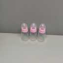 TrelaCo Bottle Chug Baby Shower Game 3 Pcs Baby Bottles Shower Favor with 1 Elephant Theme Sign for Gender Reveal Party Supplies Gifts(Pink)