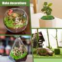 NUOBESTY Faux Moss for Plants Indoor Artificial Green Moss 4.72X4.72 Inch Maintenance-Free Planter Decor for Fairy Garden Wedding Table Centerpiece