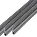 M-D Building Products 43303 Silver Aluminum and Vinyl Cinch Self-Adhesive Top and Sides Door Seal Kit