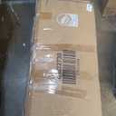 9ft Snow Flocked Hinged Artificial Christmas Tree Unlit Metal