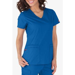 Dickies EDS Signature Women's Classic Fit V-Neck Scrub Top, Size: XS
