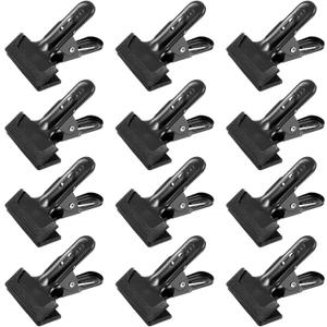 12 Pack Backdrop Spring Clamps - 4.3 Inch Heavy Duty Clips for Photography Background Stands, Woodworking & Home Improvement Projects