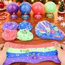 Christmas Slime Bucket Gifts for Girls & Boys, Slime Party Favors, Stretchy & Non-Sticky, Super Soft Stress Relief Toy, Idea Birthday Gifts, Christmas Stocking Stuffers for Kids