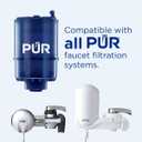 PUR Plus Mineral Core Faucet Mount Water Filter Replacement, 6 Pack for 18-Month Supply, Compatible Water Filter for Sink Faucet PUR Filtration Systems (RF-9999)