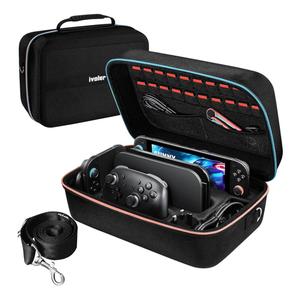 ivoler Carrying Storage All in One Case for Nintendo Switch 2 (2025),Portable Travel All Protective Hard Messenger Bag Soft Lining 20 Games for Switch 2 Console Pro Controller Accessories Black ivoler Carrying Storage All in One Case for Nintendo Switch 2 (2025),Portable Travel All Protective Hard Messenger Bag Soft Lining 20 Games for Switch 2 Console Pro Controller Accessories Black