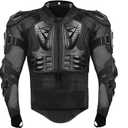 Motorcycle Armor Jacket Spine Chest Protection Full Body Gear Motocross Motos Protector Motorcycle MTB Jacket (Medium, Black)