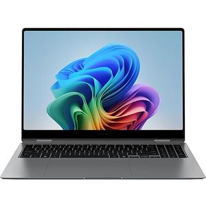 Samsung 16” Galaxy Book5 Pro 360 Copilot+ PC, AI Business Laptop, Windows 11 Pro, Intel Core Ultra 7 Processor 256V, 3K AMOLED Touchscreen, 16GB / 512GB, 120HZ, 2025 Model, NP964QHA-KG1US, Gray