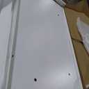 Tribesigns Modern Dining Table for 6-8 People, 70.8 Inches Long White Room Kitchen, Wood Kitchen with Gold Metal Legs, Rectangular Dinner Room, Family Gathering