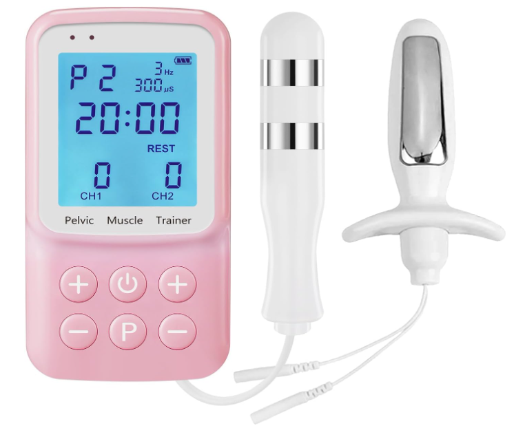 Sollman kegel Exerciser Pelvic Floor Muscle Exerciser for Automatic Kegels, Incontinence Stimulator Exercise with Probe for Women Pelvic Floor Strengthening Device Incontinence Treatment Device
