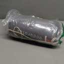 ACCURATEX Camping Pillow-100% Cotton Breathable Cover,Shredded Memory Foam Compressible Travel Pillow,Camping&Travel Accessories-Small Backpacking Pillow Camping Essentials for Sleeping,Car&Airplane (Grey)