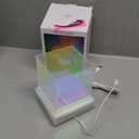 Lumoonosity Infinity Cube Light - 3D Infinity Lamp for Bedroom, Gamer Room - USB Powered, Color Changing Eye-Catching Table RGB LED Lamp