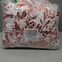 Alupssuc 12 Pieces Total 98 FT Christmas Tinsel Garland with Snowflakes Sequins, Metallic Shiny Twist Garland Hanging Decorations for Christmas Party Indoor and Outdoor Decor, Red and White