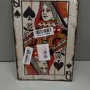 Vintage Poker Wall Decor Metal Sign Retro tin Sign Wall Decorative Signs for Man Cave Home Cafe Pub bar Shop 12x8 Inch Spades Queen