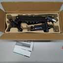 monTEK Heavy-Duty Monitor Arm for 17-57" Ultrawide Curved Screen, Supports up to 59.4 lbs, Adjustable Gas Spring Arm, 75/100 VESA Mount, Clamp & Grommet Desk Monitor Mount Single, Black (without USB)