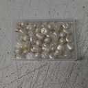 PandaHall 80Pcs Pearl Pendant Connectors, 8 Style Irregular Pearl Bead Links White ABS Plastic Pearl Bead Pendants Pearl Acrylic Links with Golden Pins for Earring Bracelet DIY Jewelry Making