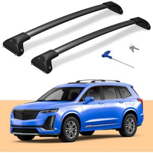 300lbs Lockable Roof Rack Cross Bars for Cadillac XT6 2020-2025 & Honda CRV CR-V & CRV Sport Hybrid 2023 2024 2025, Heavy Duty Aluminum Roof Rails Crossbar for Luggage Kayak Bike Snowboard
