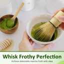 LemonRoad 12 Pcs Matcha Whisk Bulk 100 Prong Bamboo Whisk for Matcha Powder Traditional Japanese Chasen Handcrafted Organic Bamboo Stirrer Mixer Brush Authentic Ceremonial Tea Preparation Starter