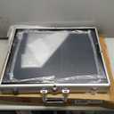 Wonderjune 24"x20" Trade Show Display Case Sports Card Portable Aluminum Showcase Table Top Locking Display Case for Jewelry Trading Cards Collectibles