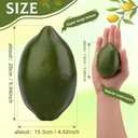 Woration Fake Faux Green Oversize Lemon Artificial Fruit Decoration Simulation Big Lime for Home Kitchen Party Table Photography Prop