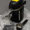 Coffee Machine, 3.5 Bar Espresso & Cappuccino Machine with Steam Wand, Compact Design Coffee Maker for Latte, Safety Lock & Tritan Cups, 800w, Black