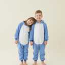 2 x Kids Onesie Animal Costume Christmas Costumes Unisex One Piece Cosplay Suit for Boys and Girls (Blue, M)