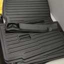 Tesla Model Y Juniper Trunk Mats Set 2026 2025Only 5 Seat/Not fit Standard TPE All Weather Juniper Odorless Anti-Slip Accessories - Cargo Liners & Backrest Liners & Rear Bumper Top Protector