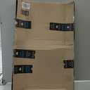BLK&WH Extra Large Gift Box with Lid 16.3x14.2x5 Inches, White Gift Box Closure Lid for Clothes and Large Gifts (Glossy White)