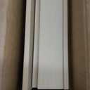Wire Shelf Covers, 22"W x 12"D PVC Wire Rack Cover for Wire Shelving (5Pcs)