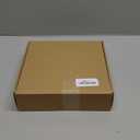 iRahmen 8x8 Picture Frame Set of 4 with HD Glass, Display 6x6 Pictures with Mat or 8 x 8 Without Mat, Rustic Wood Photo Frame for Wall Mount and Tabletop Display (Dark Brown)