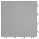 Nitro Tiles by FlooringInc 12" x 12" Interlocking Garage Floor Tiles, Diamond Pattern Heavy Duty Polypropylene Flooring, Modular Snap-Together Non-Slip Floor Tile, Gunmetal, 52-Pack (52 Sq Ft)