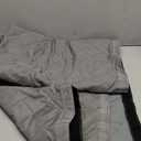 MAGZO Magnetic Thermal Insulated Door Curtain, Fits 32'' x 80'' Door(Curtain Size 34'' x 82''), 5 Layers Oxford&Cotton Cover Blanket Insulation for Winter/Doorway/Attic Doors, Keep Cold Air Out, Grey (Gray)