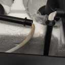 4-Light Bathroom Light Fixtures, Matte Black Modern Vanity Lights with Clear Glass Shades, Bathroom Wall Lamp for Mirror Living Room Cabinet Bedroom Porch