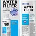 SAMSUNG Genuine Filter for Refrigerator Water and Ice, Carbon Block Filtration for Clean, Clear Drinking Water, 6-Month Life, HAF-CIN/EXP, Pack of 1