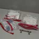 Asidrama 10 Pack 3 Inch(76mm) Brushed Satin Nickel Kitchen Cabinet Handles, Cabinet Pulls Kitchen Cabinet Hardware for Cupboard Drawer Pulls (3" Hole Center)