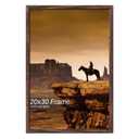 A PLUS MAX 20x30 Picture Frame Brown Light Weight Wall Mount