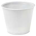 Dart P550N 5.5 oz Translucent PS Portion Container (Case of 2500)