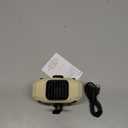 KIDEE Portable Waist Fan Clip on Belt Under Shirt w/LED Display & Flashlight, 8000mAh Battery Powered, Rechargeable 5-Speed 14600RPM Personal Cooling Fan for Construction, Warehouse, Beige