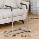 Couch Stand Assist Aid for Elderly, Sofa Chair Lift Assist Devices for Seniors Sit to Stand, Standing Aids & Supports, Pregnancy, Disabled, Floor Gap Height 1.4" Leg Gap 24", Grey