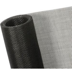 TOOLTRIZ Windows Screen and Screen Door Replacement, 48"x118" Durable Fiberglass Screen Mesh - Screen & Sliding Screen Door Repair for Patio & Window (Charcoal/Black)