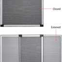 FLYZZZ Adjustable Window Screen Horizontal (19.68"H x 28"-52"W) 1 Pack Expandable Window Screen Large Replacement for Home