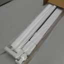 LazBlinds No Drill Blinds for Indoor Windows, Blackout Roller Shades, Cordless Window Blackout Blinds, Thermal Insulated Fabric UV Protection for Home and Office, 20" W x 48" H, White
