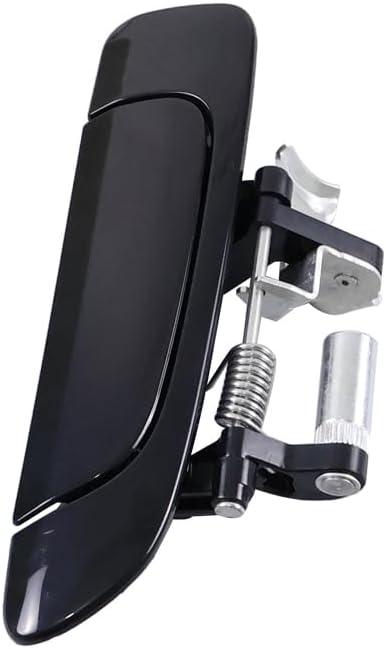 Black No Painted Front Rear Exterior Door Outer Handle Compatible with Honda Civic 2001 2002 2003 2004 2005 (Rear Right)