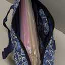 American Mahjong Set with Blue Carrying Bag, 166 White Tiles, 4 All-in-One Rack/Pushers, Mahjong Tiles Set (Ma Jong, Mah-Jongg, Majiang)