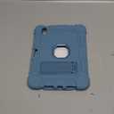 Azzsy Case for iPad mini 7 A17 Pro 2024 / iPad mini 6 2021 8.3 Inch, Heavy Duty Shockproof Rugged Protective Case for iPad mini 7th/ 6th Generation 8.3", Light Blue