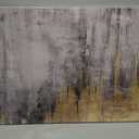 Artexist Room Decor Grey Abstract Canvas Wall Art for Living Room Modern Gold Painting Large Wall Decorations for Bedroom Office Home 29""x 58"" Hanging Prints