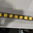 16 Outlets Long Metal Power Strip, 6FT 14AWG Cord