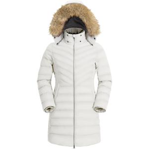 Pioneer Camp Women's Winter Coats Warm Thicken Long Puffer Jacket Waterproof Quilted Parka with Removable Faux Fur Hood (XX-Large, Brilliant White)