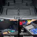 Trunk Custom-Fit Organizer for 2023 2024 2025 Honda CR-V, SUV Insert Cargo Rear Hatch Storage Box for CRV EX LX EX-L Touring Turbo Plus Sport Accessories
