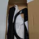 Patio Sliding Door Handle Set, Perfect Replacement Mortise Style Handle Set Fits Door Thickness from 1-1/2" to 1-3/4", 3-15/16" Screw Hole Spacing, Non-Keyed, Black