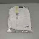 J.VER Womens Button Down Shirts Stretch Wrinkle Free Formal Short Sleeve Dress Shirt Summer Work Blouses Business Casual Tops (Small, White)